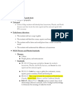 Day 3 Lesson Title: Content Area and Grade Level: Unit Goal