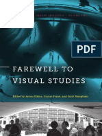 Farewell To Visual Studies: Edited by James Elkins, Gustav Frank, and Sunil Manghani