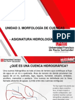 UNIDAD 3. MORFOLOGIA DE CUENCAS - Hidrología Ufps