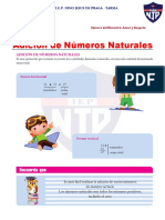 Ficha 2 - Adicion de Numeros Naturales