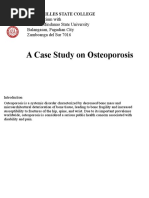 Osteoporosis Case Study