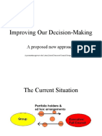 Improving Our Decision-Making