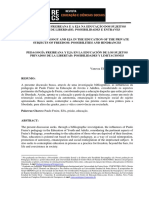 A Pedagogia Freireana e A Eja Na Educação Dos Sujeitos