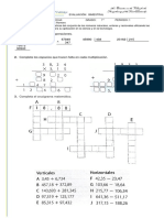 Evaluacion Bimestral Matematicas 7