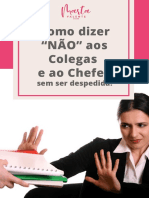 Ebook - Como Dizer Não Aos Colegas e Ao Chefe Sem Ser Despedida