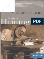 Al Romper El Alba - Ernest Hemingway