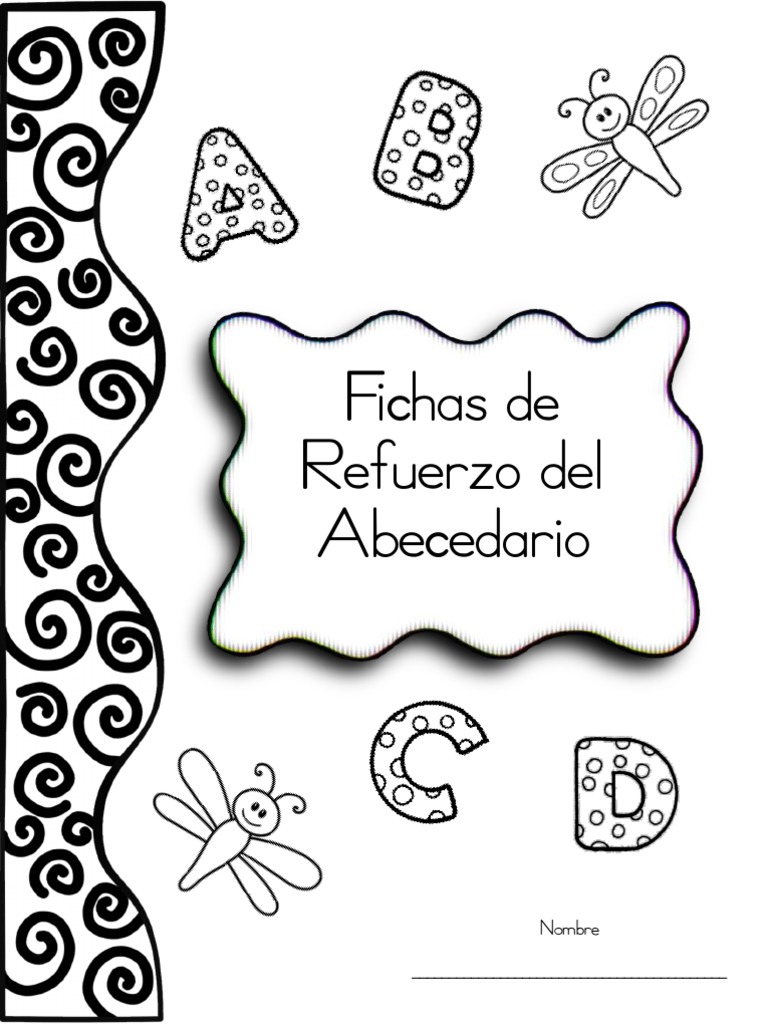 Fichas de Lectoescritura del Abecedario | PDF