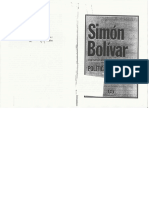 BOLIVAR, Simon. Carta de Jamaica Carta al gen Flores