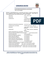 Ficha de Identificacion de La Actividad Datos Generales de La Actividad