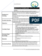 Lesson Plan Template: Standards of Learning