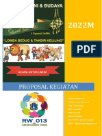 Contoh Proposal Festival Bedug