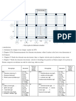 Vue en Plan Du Bâtiment À Étudier: RDC Étage RDC Étage