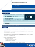 Metotrexato para psoríase - documentos e orientações