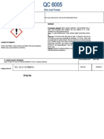 Citric Acid Powder: For More Information, Refer To The Safety Data Sheet