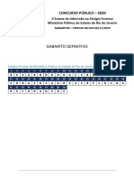 FGV 2020 Mpe RJ Estagio Forense Do Ministerio Publico Do Estado Do Rio de Janeiro Gabarito