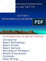 Lect 4 - Fundamental of Report Writing-1