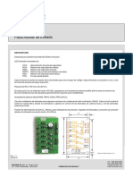 Placa auxiliar de entrada ATACM-S para controladores CEAxx