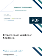 Capitalism and Neoliberalism: A Primer and A Discussion