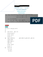 Form 4 Maths Relations and Functions Worked Questions