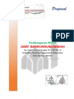 Proposal Pembangunan Masjid Jami 2017