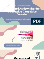 Generalized Anxiety Disorder Obsessive-Compulsive Disorder Final
