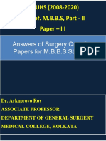 Question Answer Surgery Mbbs 2nd Paper C