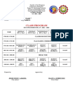 Teachers Program For Expanded F2F 2021 2022