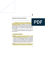 Estadísticas básicas para EF