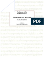 Online office suites, "ASSIGNMENT 3a - SOCIAL SOFTWARE AND WEB 2.00"