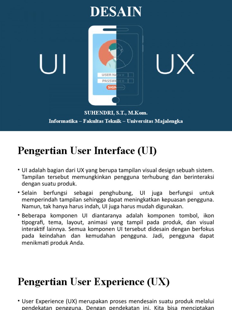 Desain Ui-Ux | PDF | Seni | Komputer