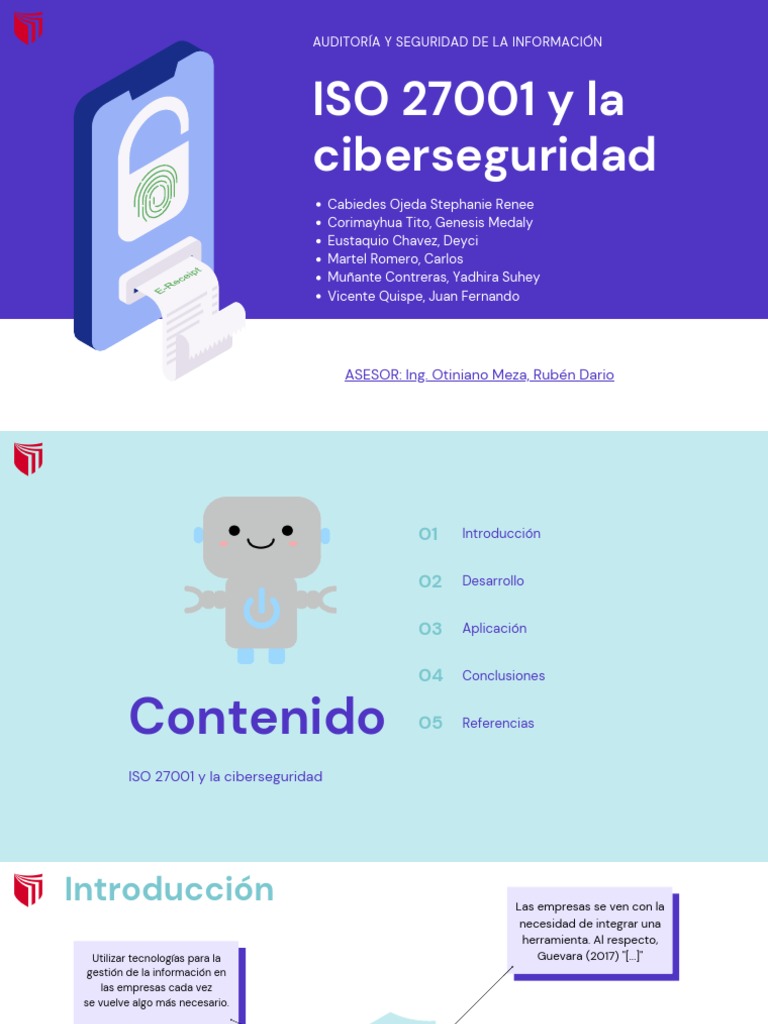 ISO 27001 y Ciberseguridad Empresarial | PDF | La seguridad informática ...