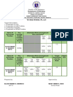 Workweek Plan: Department of Education