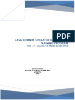 PROPOSAL JASA REFINERY OPERATOR BASIC SAFETY TRAINING