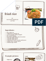 Special Fried Rice: BY Fauzanil Mardiyah 21075063