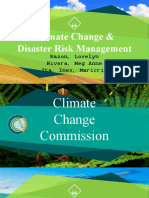 Climate Change & Disaster Risk Management: Razon, Lovelyn Rivera, Meg Anne Sta. Ines, Maricris