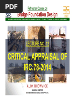 IABSE 1999 - Foundation For Major Bridges | PDF | Reflection