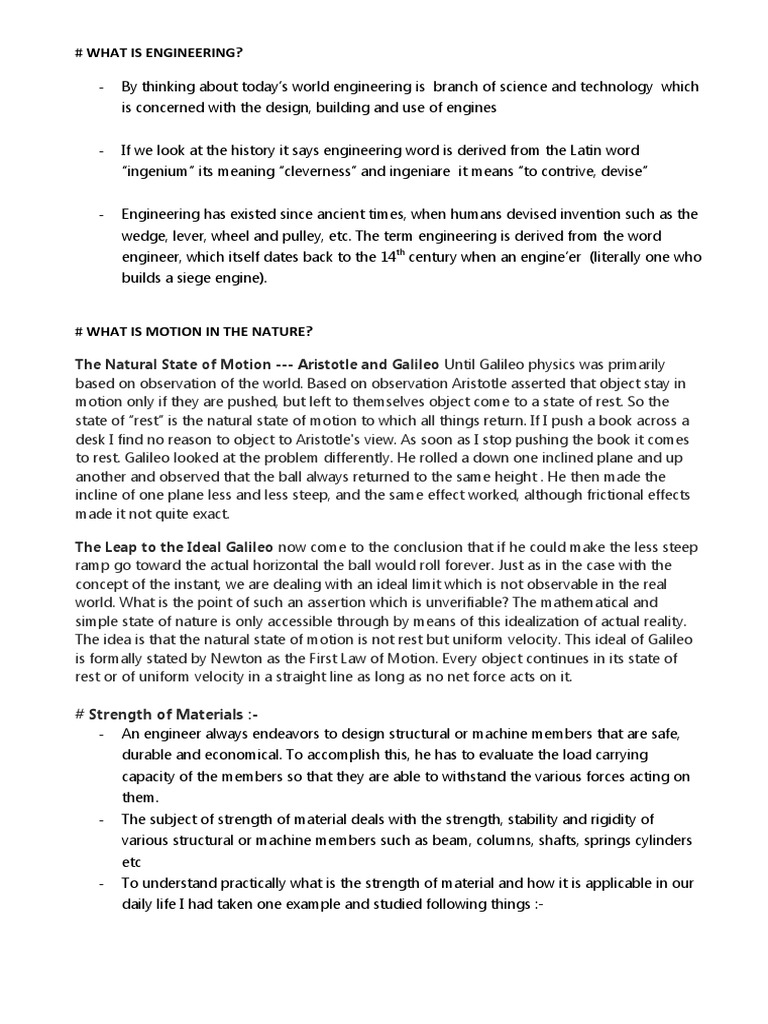 What Is Engineering PDF