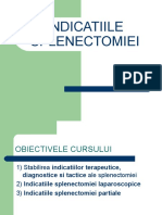 Indicatiile Splenectomiei