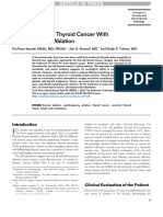 The Treatment of Thyroid Cancer With Radiofrequency Ablation