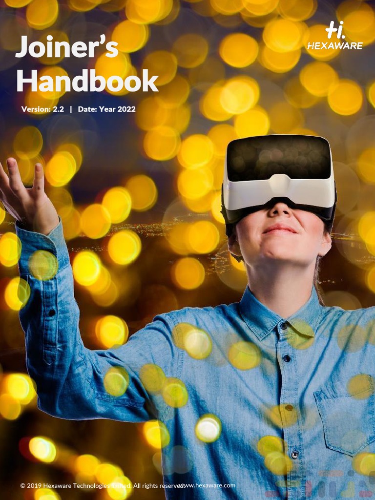 New Joiner's Handbook V2.2 PDF Human Resource Management Business