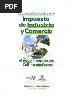 Formulario Declaración Impuesto Industria Cali | PDF