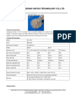 13X APG Molecular Sieve Technical Data Sheet From Guangdong Xintao
