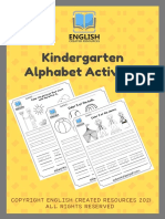 Kindergarten Alphabet Fun for Early Learners