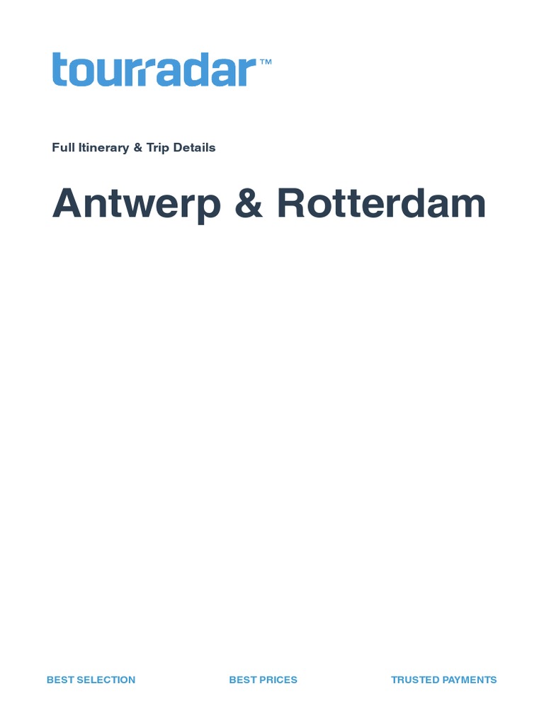 travel time antwerp rotterdam