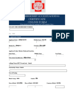 IAP Good Standing Certificate Form