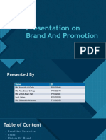 Brand Promotion Presentation