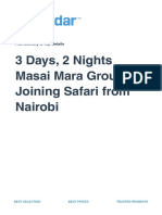 3 Days, 2 Nights Masai Mara Group Joining Safari From Nairobi