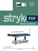 Stryker Eye Surgery - 1079 Stretcher