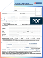 Rekyc Form For Credit Cards