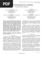 QVT transformation by modelling - From UML Model to MD Model